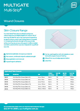 Wound Closure Flyer - Multi-Strip