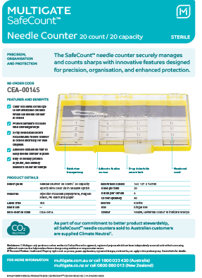 CEA 0014 SafeCount Flyer