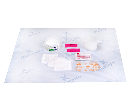 IV Starter Kit with Paper Tourniquet and IV 3000 Dressing