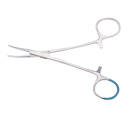 12.5cm Halsted Mosquito Forceps - Curved (Micro)