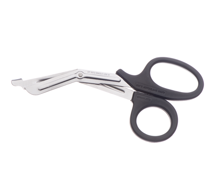 Universal Scissors with Black Plastic Handle