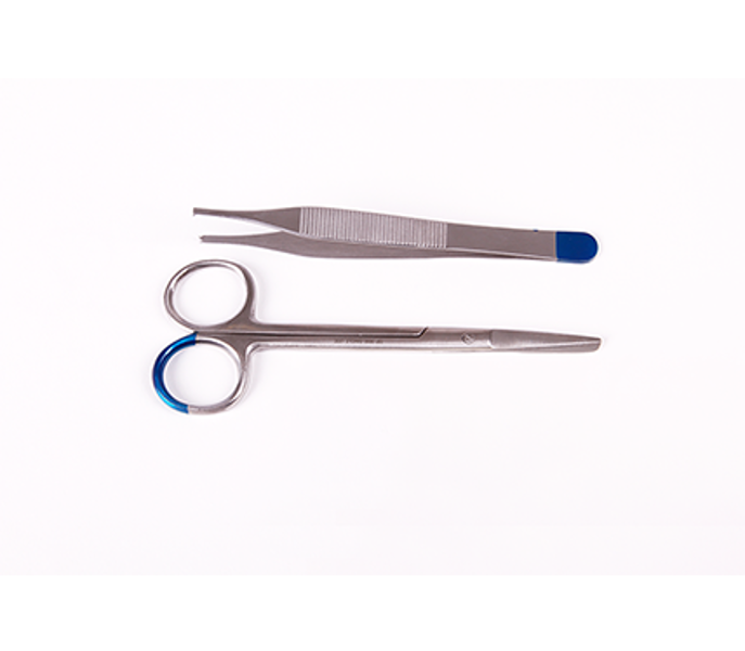 Suture Pack with Wagner Scissors and Adson Tissue Forceps