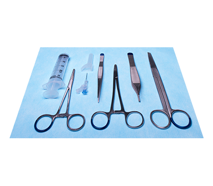Perineal Repair Pack with Needle and Syringe