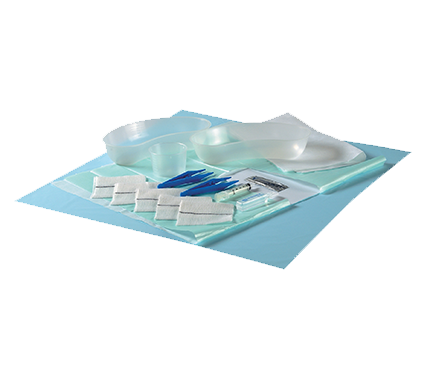 Catheter Pack with X-Ray Detectable Swabs and Lubricating Jelly