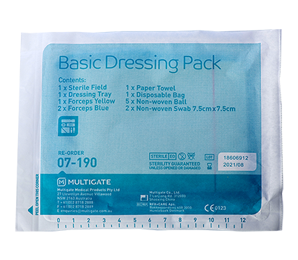 Basic Dressing Pack with Disposable Bag
