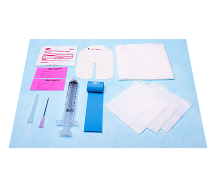 IV Starter Kit with Tegaderm IV Dressing Needle and Syringe