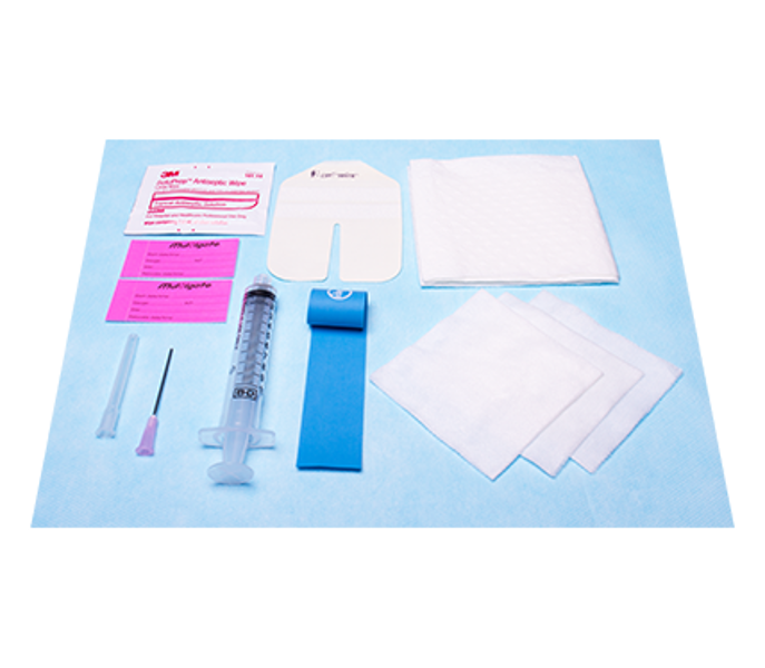 IV Starter Kit with Tegaderm IV Dressing Needle and Syringe