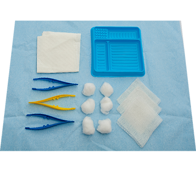 Basic Dressing Pack with Gauze and Cotton Inverted