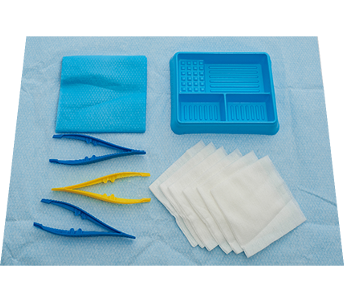 Basic Dressing Pack with Non Woven Swabs and Laminated Towel