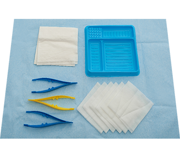 A&E Dressing Pack with 6 Non-Woven Swabs