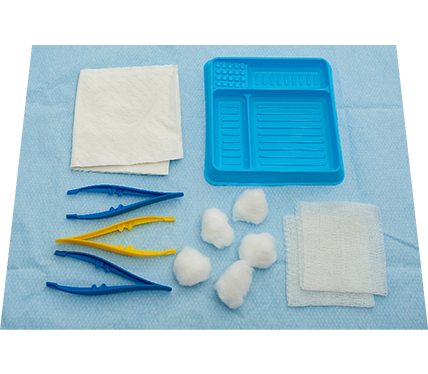 Basic Dressing Pack with Swabs and Balls Peel Pack