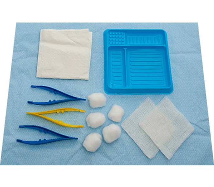 Basic Dressing Pack with Gauze and Cotton Balls