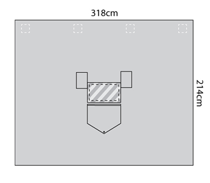 Isolation Drape with Incise Film and Pouch