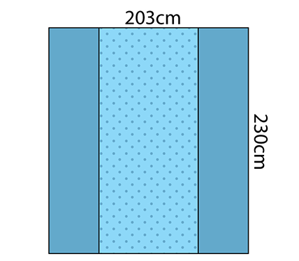 Back Table Cover - Reinforced 203cm x 230cm