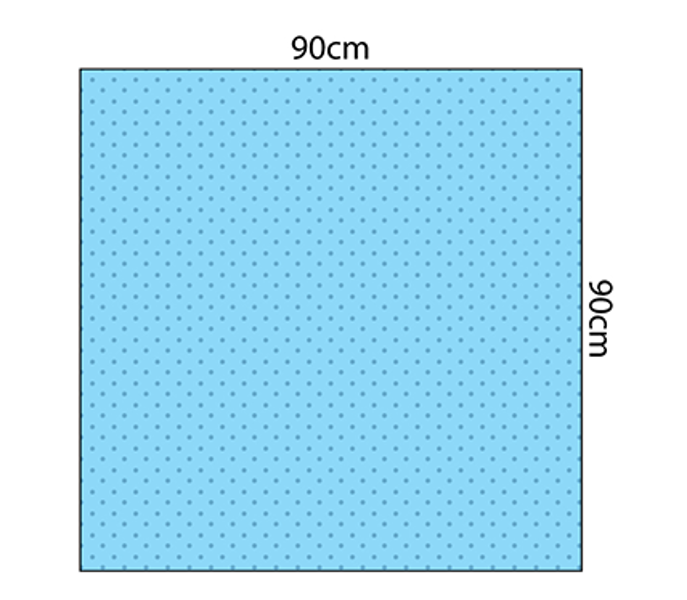 Fluid Impervious Drape 90cm x 90cm (Twin Pack)