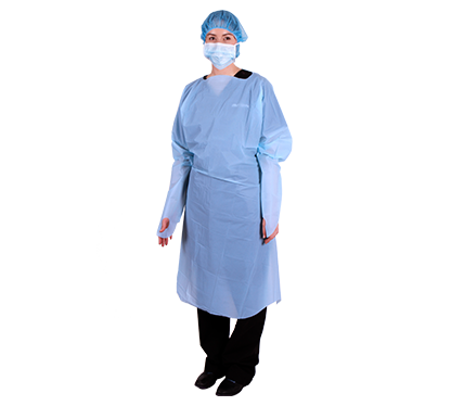 Isolation Gown Blue Thumb
