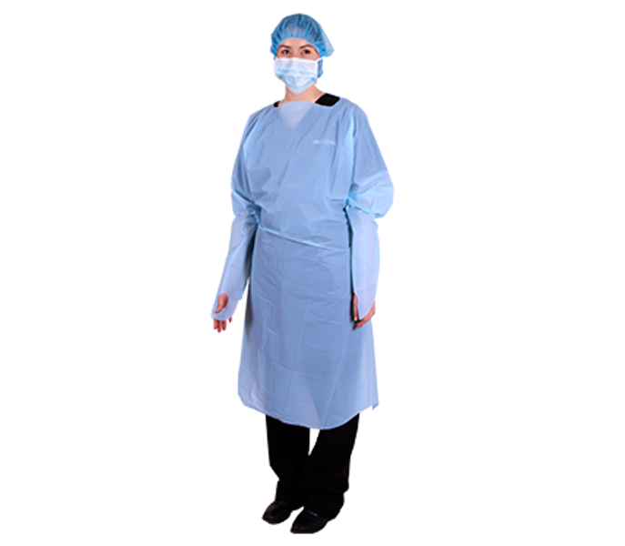 Isolation Gown Blue Thumb