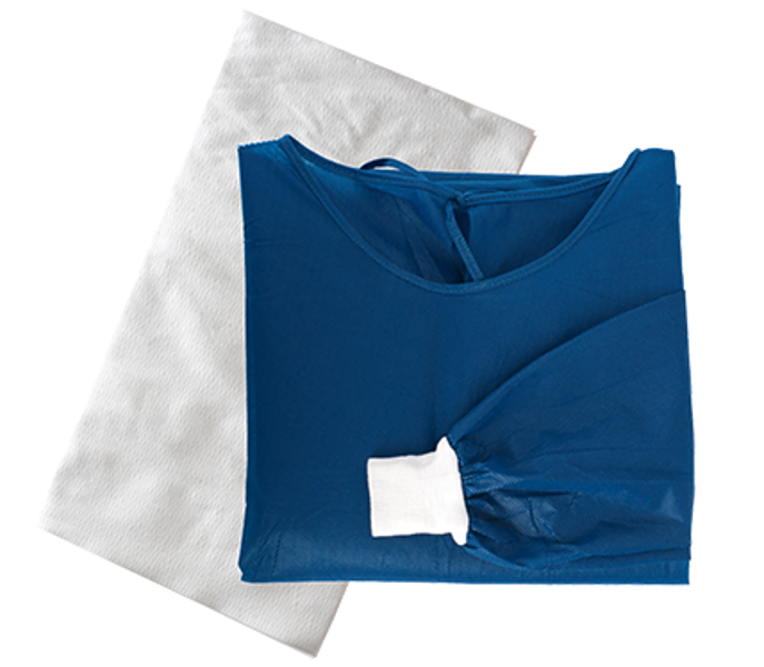 Minor Procedure Gown pack with MediClean Towel