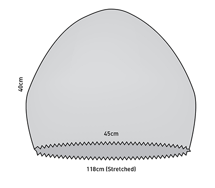 Image Intensifier Cover - Drape 45cm(118cm Stretched) x 40cm