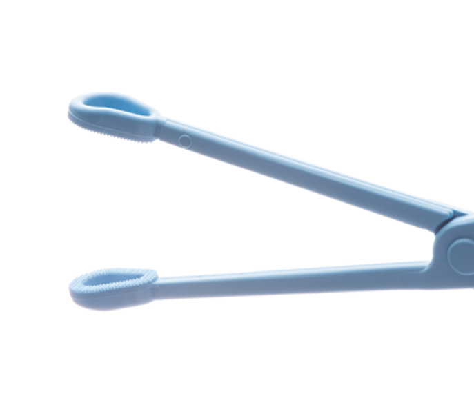 Multigate Plastic Rampley Forceps  23cm Blue