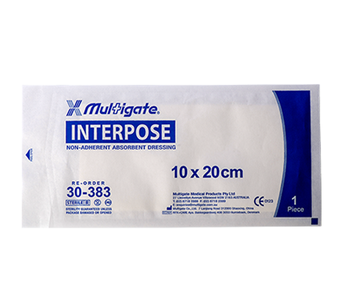 Interpose Non-Adherent Dressing 10cm x 20cm - Multigate