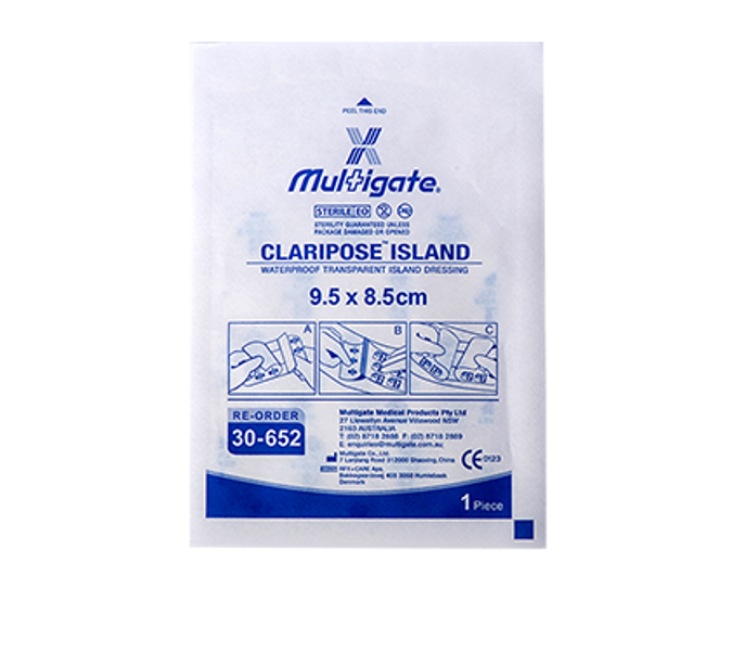 Claripose Adhesive Island Dressing 9.5cm x 8.5cm - Multigate