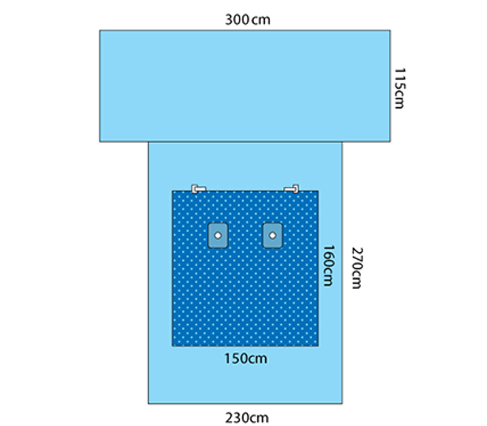 Bilateral Extremity T-Drape