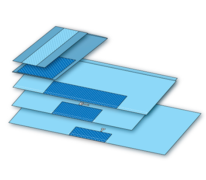 Universal Drape Set - Long Sides with Ultra Mayo Cover