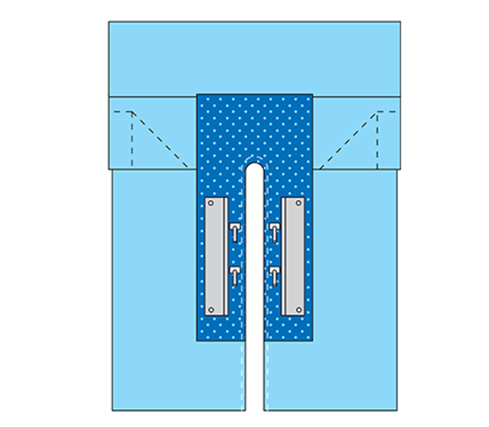 CV Split Drape With Pouches