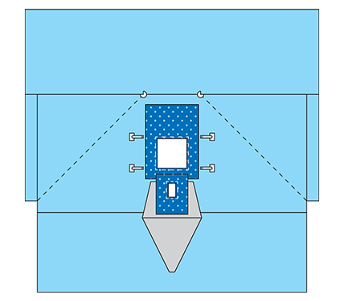 LAVH Drape - 277(254)cm x 263cm