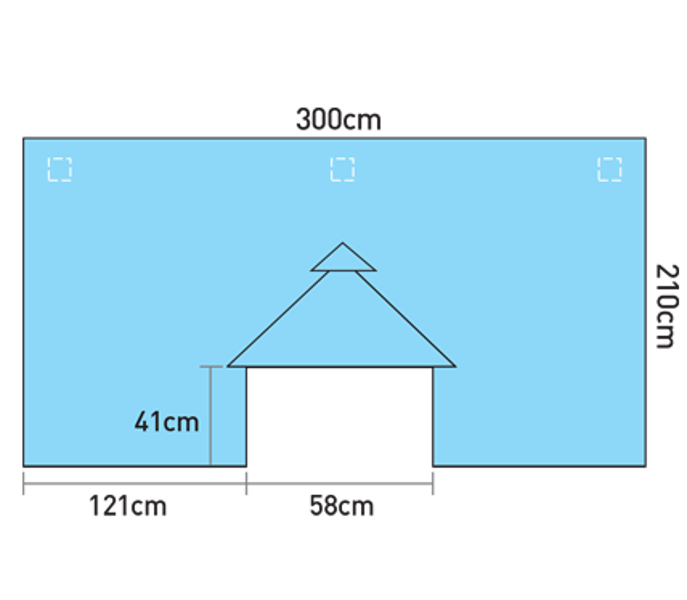 Charnley Anaesthetic Screen Drape