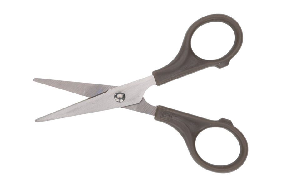 Universal Scissors Black Plastic Handle