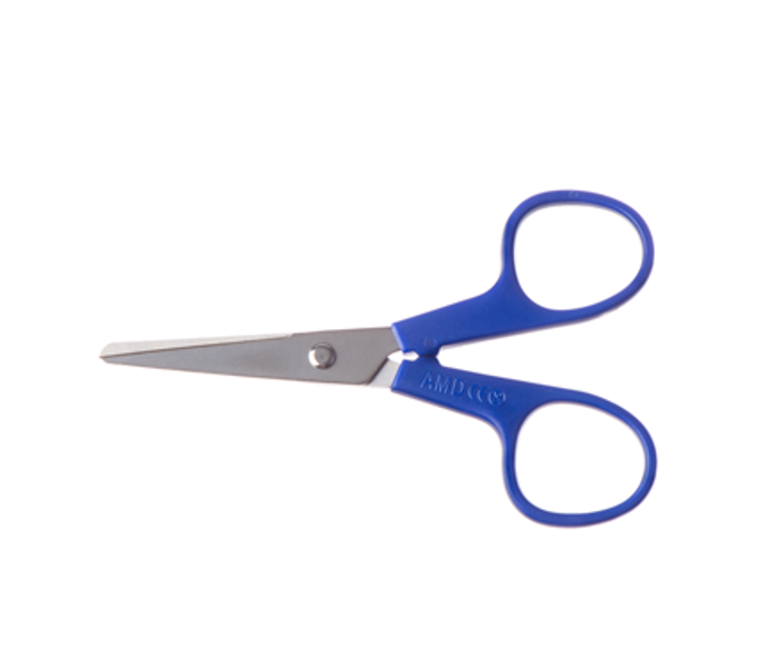 Plastic Handle Universal Scissors - Sharp-Blunt Straight