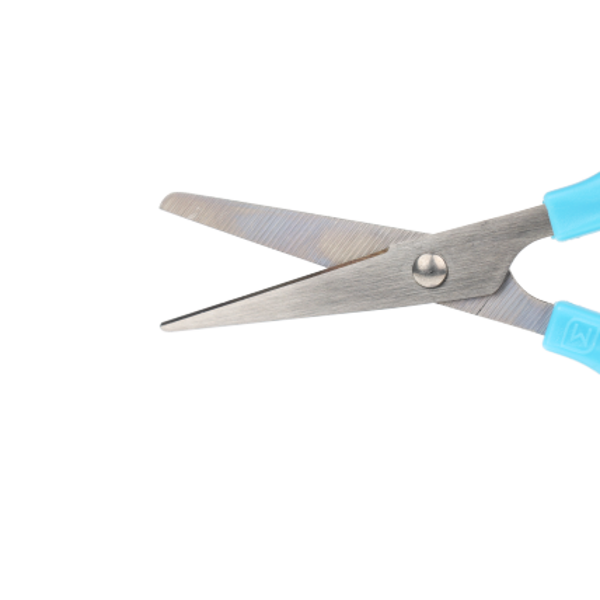 Plastic Handle Universal Scissors - Sharp-Blunt Straight 11.5cm