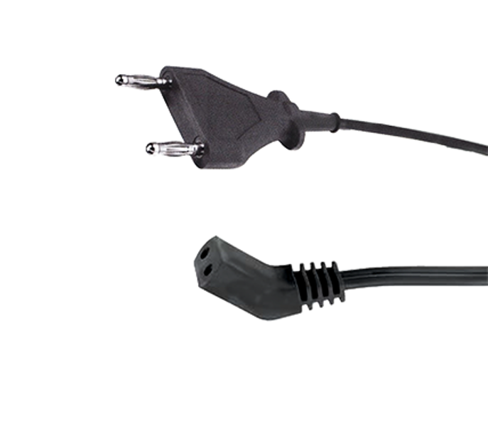 Bipolar Diathermy Cable with 2-Pin Connector Angled Mold Profile, Valleylab Compatible