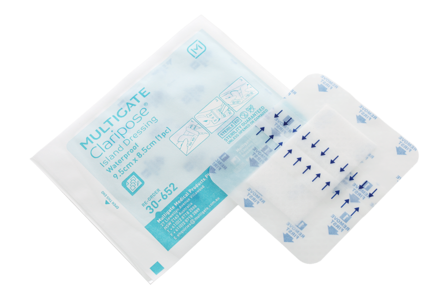 Claripose Adhesive Island Dressing 9.5cm x 8.5cm