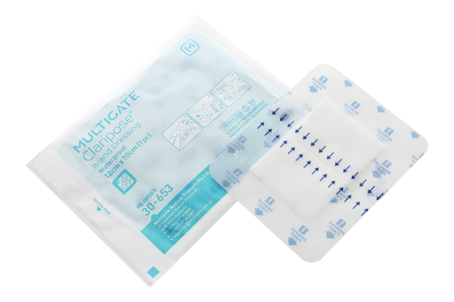Claripose Adhesive Island Dressing 12cm x 10cm